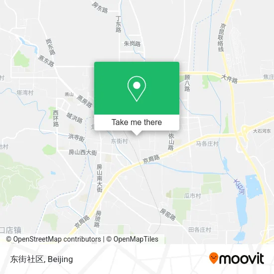 东街社区 map