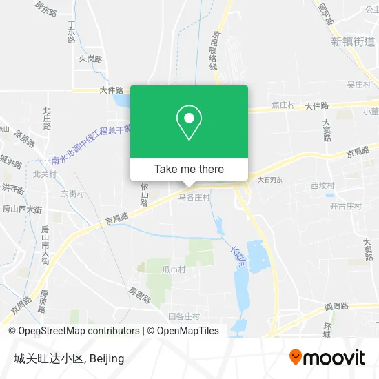 城关旺达小区 map