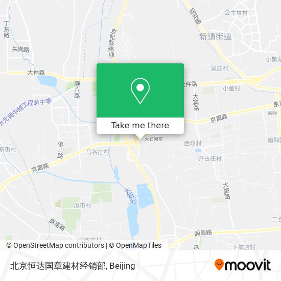 北京恒达国章建材经销部 map