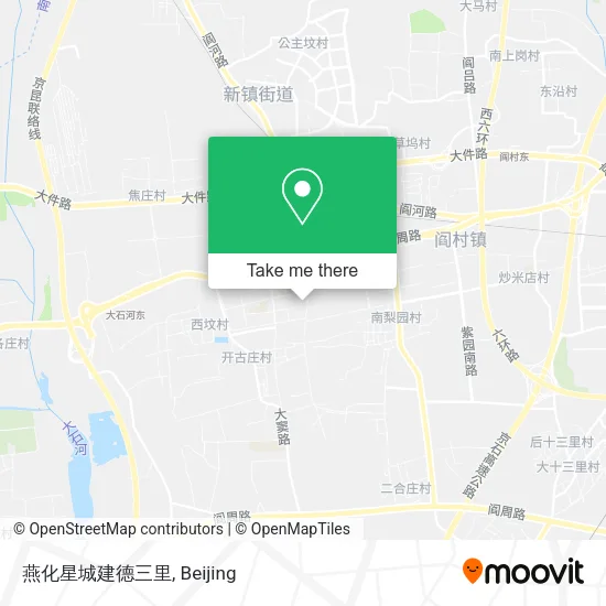 燕化星城建德三里 map