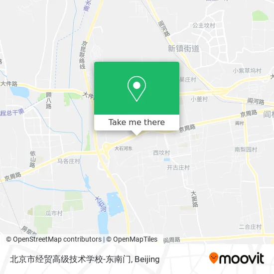 北京市经贸高级技术学校-东南门 map