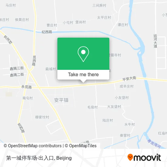第一城停车场-出入口 map