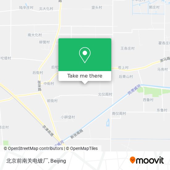 北京前南关电镀厂 map