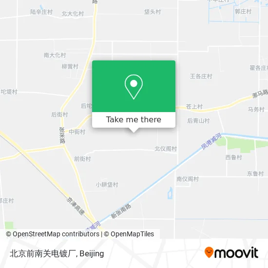 北京前南关电镀厂 map