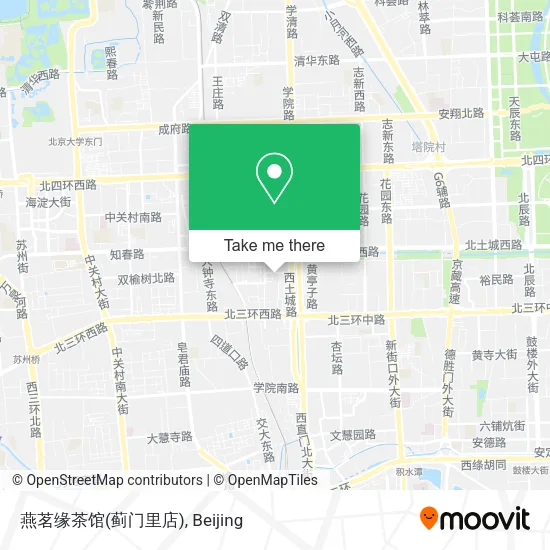 燕茗缘茶馆(蓟门里店) map