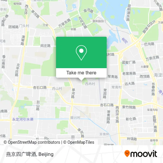 燕京四广啤酒 map