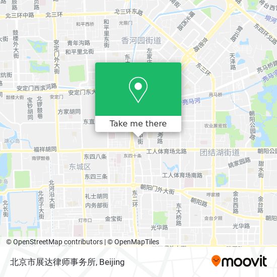 北京市展达律师事务所 map