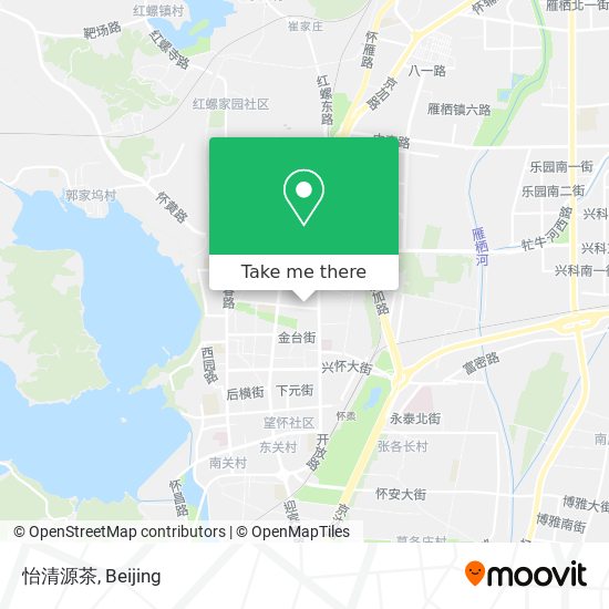 怡清源茶 map