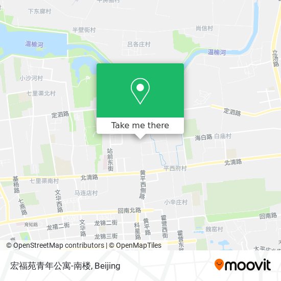 宏福苑青年公寓-南楼 map