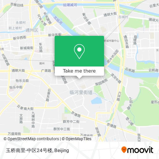 玉桥南里-中区24号楼 map
