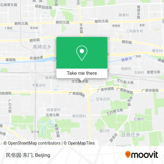 民俗园-东门 map