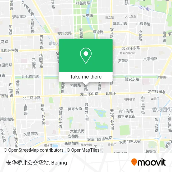 安华桥北公交场站 map