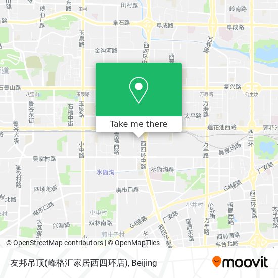 友邦吊顶(峰格汇家居西四环店) map