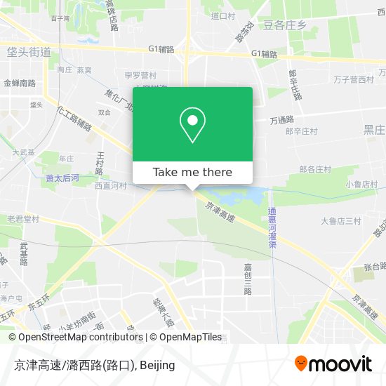 京津高速/潞西路(路口) map