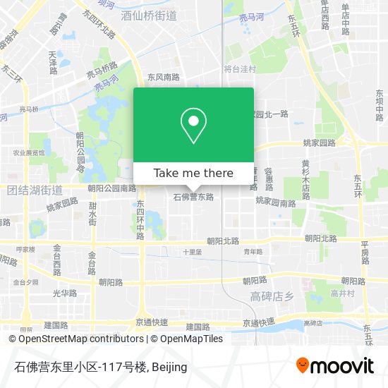 石佛营东里小区-117号楼 map