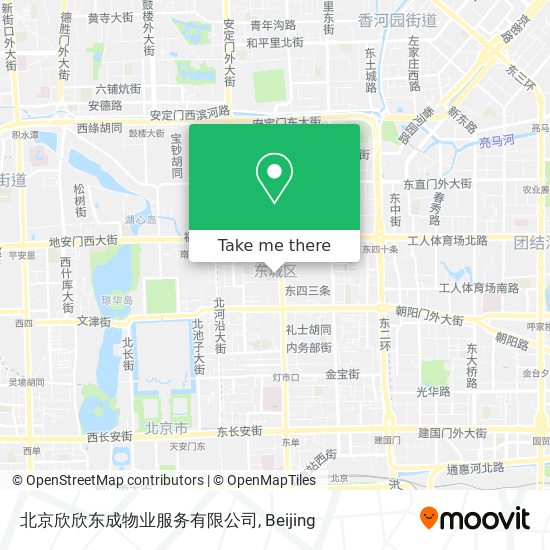 北京欣欣东成物业服务有限公司 map