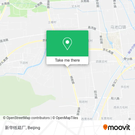 新华纸箱厂 map