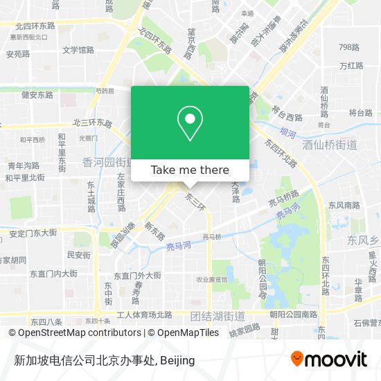 新加坡电信公司北京办事处 map