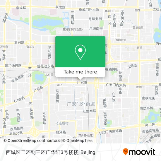 西城区二环到三环广华轩3号楼楼 map