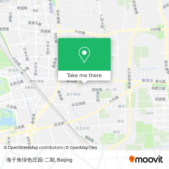 海子角绿色庄园-二期 map