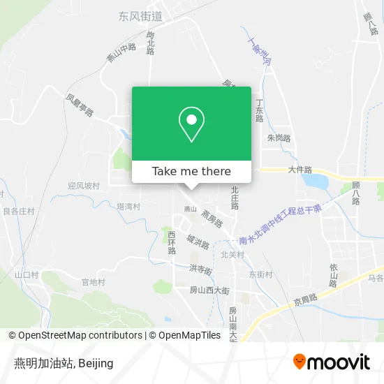 燕明加油站 map