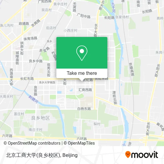 北京工商大学(良乡校区) map