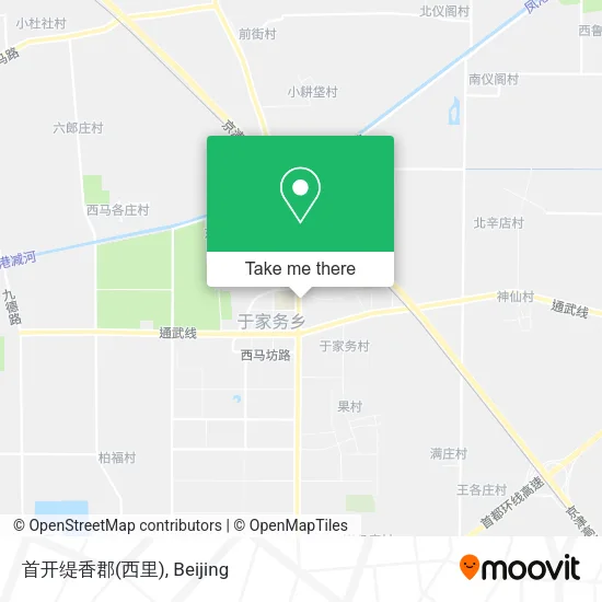 首开缇香郡(西里) map