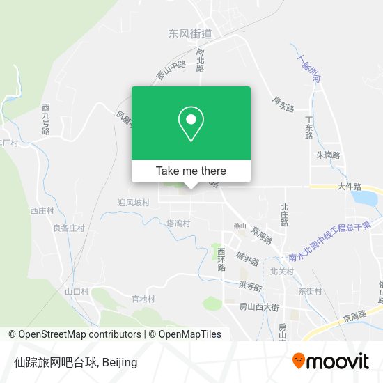 仙踪旅网吧台球 map