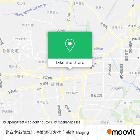北京文新德隆洁净能源研发生产基地 map