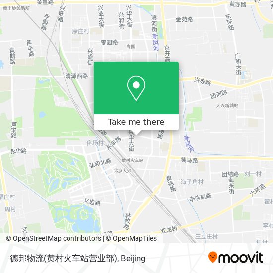 德邦物流(黄村火车站营业部) map