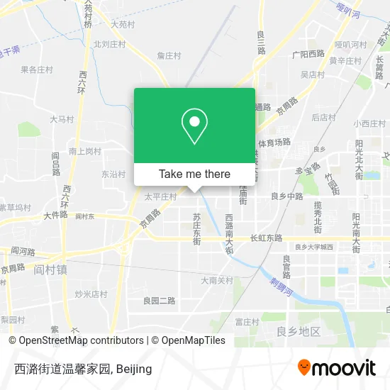 西潞街道温馨家园 map