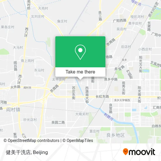 健美干洗店 map