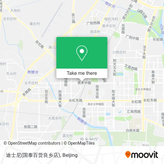 迪士尼(国泰百货良乡店) map