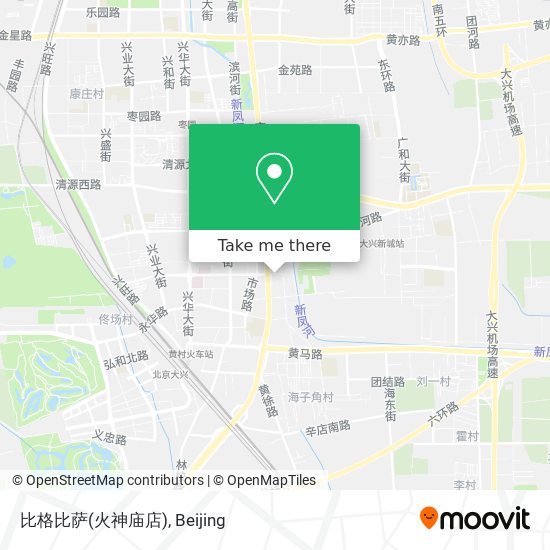比格比萨(火神庙店) map