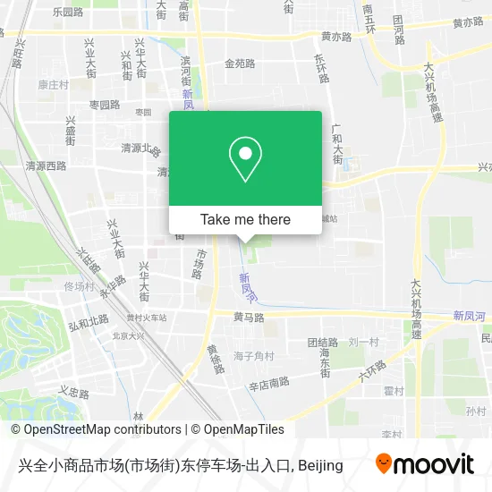 兴全小商品市场(市场街)东停车场-出入口 map