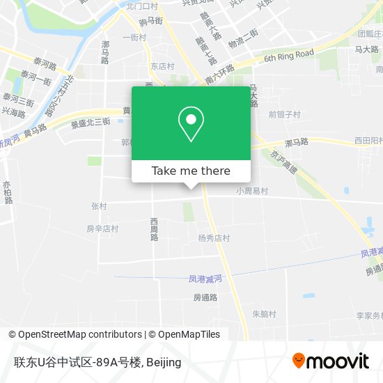 联东U谷中试区-89A号楼 map