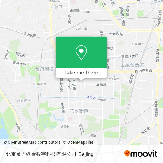 北京魔力铁盒数字科技有限公司 map