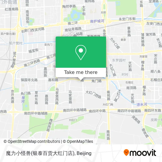 魔力小怪兽(银泰百货大红门店) map