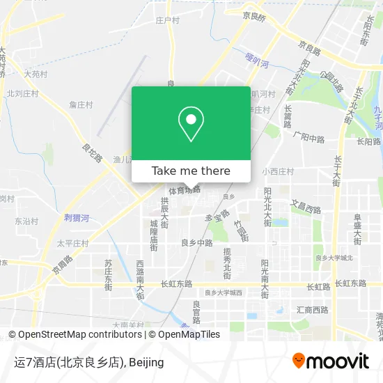 运7酒店(北京良乡店) map