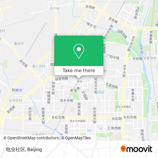 电业社区 map