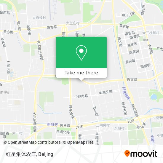 红星集体农庄 map