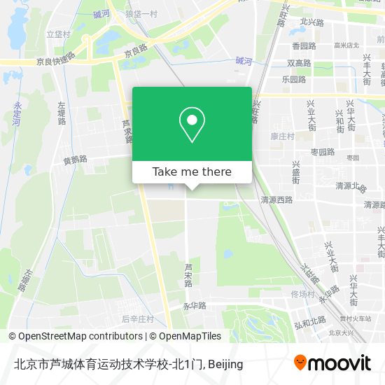 北京市芦城体育运动技术学校-北1门 map