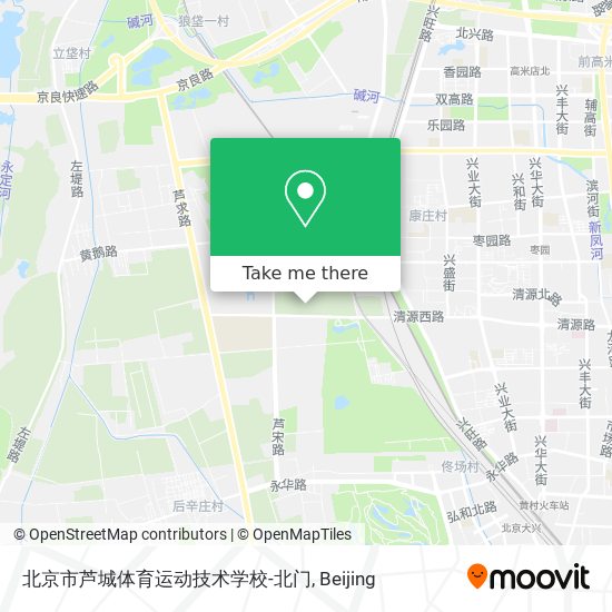 北京市芦城体育运动技术学校-北门 map