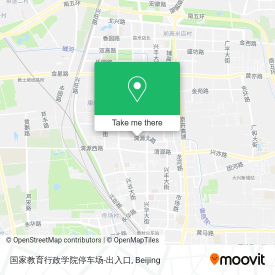 国家教育行政学院停车场-出入口 map