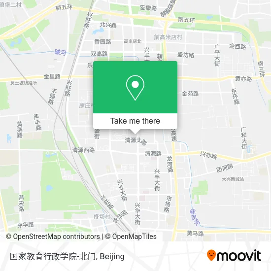 国家教育行政学院-北门 map