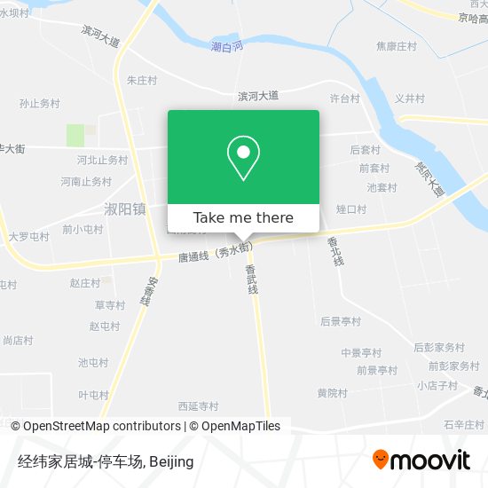 经纬家居城-停车场 map