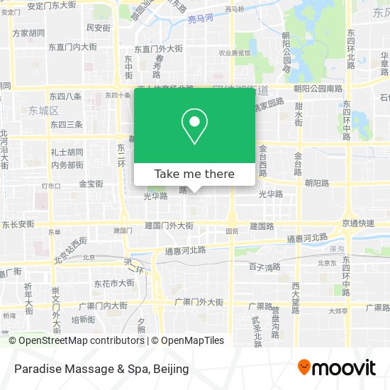 Paradise Massage & Spa map