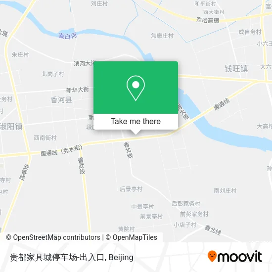 贵都家具城停车场-出入口 map