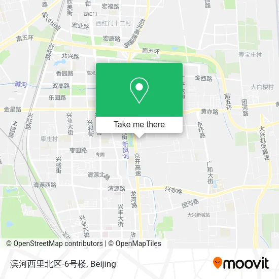 滨河西里北区-6号楼 map