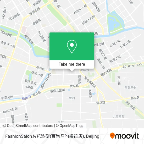 FashionSalon名苑造型(百尚马驹桥镇店) map